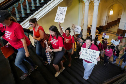 Protesters call for gun reform as they demonstrate at the Texas Capitol in Austin, Texas, U.S. May 8, 2023. Photo by Mikala Compton/USA Today Network via REUTERS