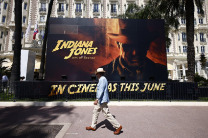 The 76th Cannes Film Festival - The Croisette and the film Indiana Jones and the Dial of Destiny