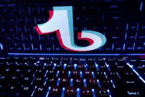 Illustration shows TikTok logo