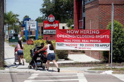 FILE PHOTO: Help wanted signs appear across Tampa