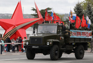 People mark Victory Day in Sevastopol