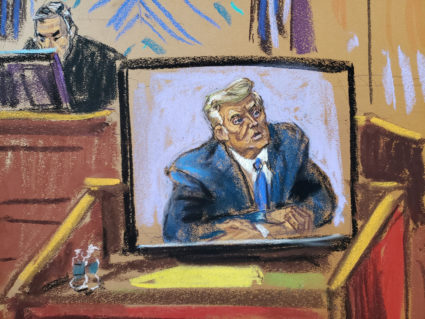 E. Jean Carroll accuses former U.S. President Trump in a civil lawsuit of rape in the mid-1990s