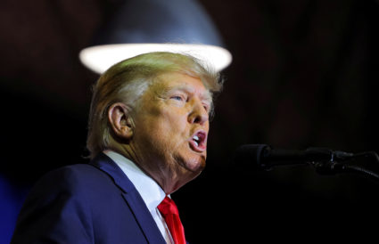 Campaign event of former U.S. President and Republican presidential candidate Donald Trump in Manchester