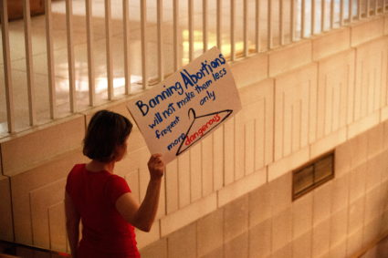 North Carolina Republican lawmakers hold a vote to override Democratic governor's veto of abortion bill