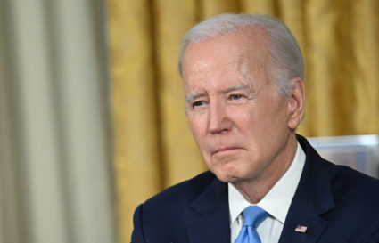U.S. President Biden delivers a speech about bipartisan legislation that lifts federal government's $31.4 trillion debt ce...