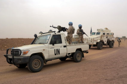 United Nations peacekeepers patrol in Kidal, Mali, July 23, 2015. Photo by Adama Diarra/REUTERS