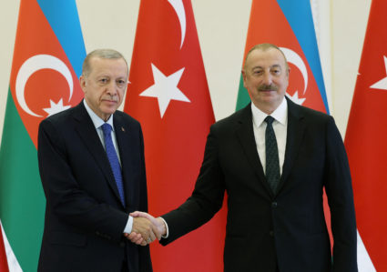 Turkey says it's ready to open a consulate in a city that Azerbaijan took from Armenian forces
