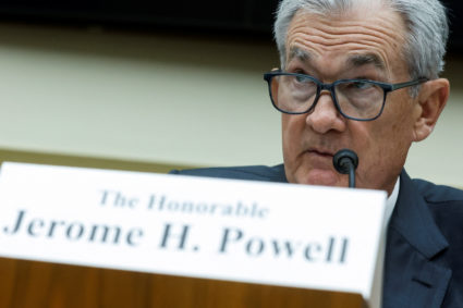 Federal Reserve Chair Powell testifies before House Financial Services Committee hearing on Capitol Hill in Washington
