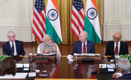 WATCH: Biden, Modi hold meeting with U.S. and Indian business leaders