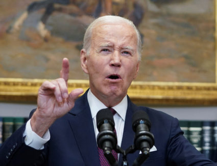 U.S. President Biden speaks about Supreme Court’s ruling on affirmative action at the White House in Washington