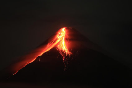 TOPSHOT-PHILIPPINES-VOLCANO