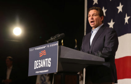 Florida Governor Ron Desantis kicks off campaign for Republican U.S. presidential nomination in West Des Moines, Iowa