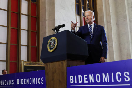 U.S. President Joe Biden visits Chicago