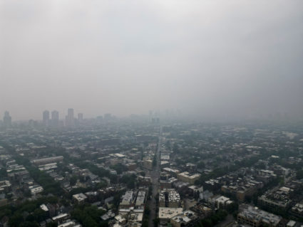 Chicago blanketed by haze from Canada blazes
