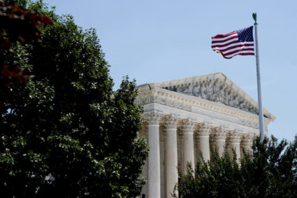 FILE PHOTO: The U.S. Supreme Court building is seen in Washington