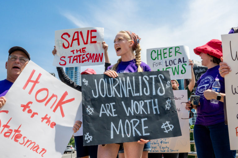 Journalists Walk Off The Job At Gannett Newspapers Across The Country