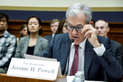 Federal Reserve Chair Powell testifies before House Financial Services Committee hearing on Capitol Hill in Washington