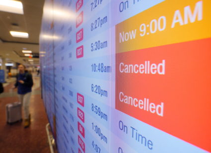 A winter storm hits Boston