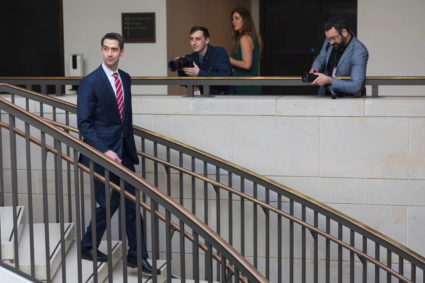 Senators attend a classified hearing on the suspected Chinese spy balloon on Capitol Hill