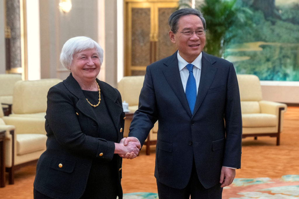 U.S. Treasury Secretary Janet Yellen visits China