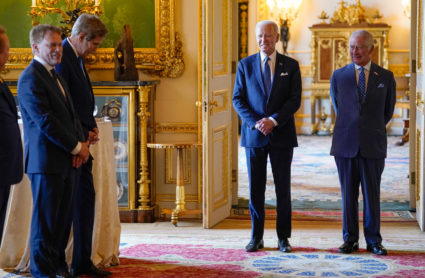 WATCH: Biden and King Charles meet for climate discussion during London visit