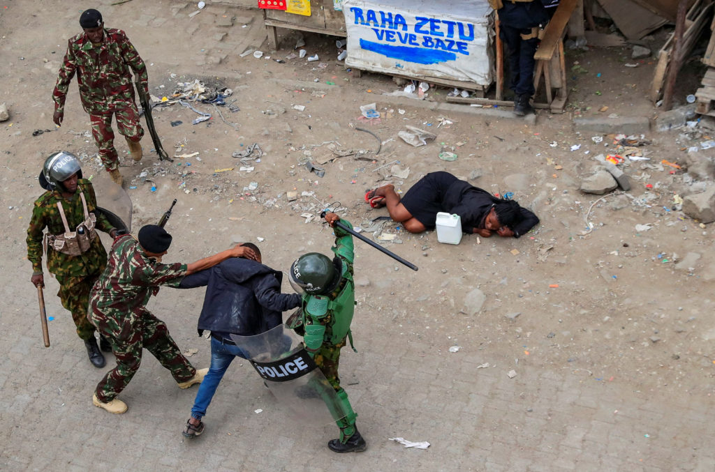 Anti-government protests against the imposition of tax hikes by the government in Machakos