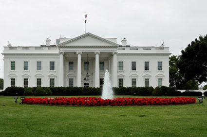 A general view of the White House, where over the Fourth of July holiday weekend cocaine was discovered in an entry area where visitors place electronics and other belongings before taking tours, in Washington, U.S. June 12, 2023. Photo by Jonathan Ernst/REUTERS