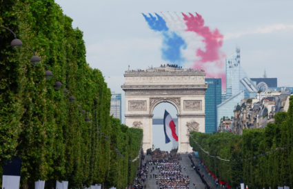 France celebrates Bastille Day with pomp, a tribute to India and extra police to prevent new unrest
