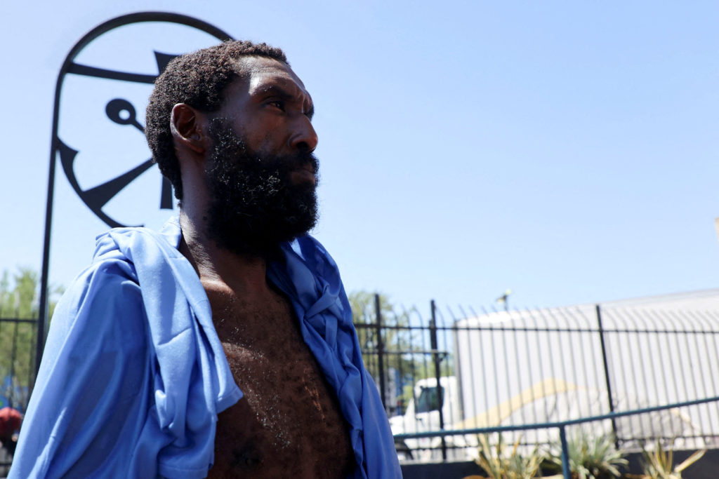 FILE PHOTO: From dehydration to third degree burns, medics care for the unhoused as temperatures rise