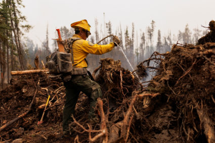 Firefighters battle wildfires in northern British Columbia