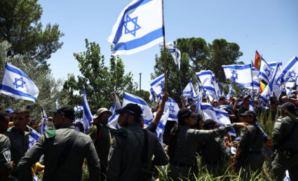 Demonstrations against Israeli Prime Minister Benjamin Netanyahu and his nationalist coalition government's judicial overh...