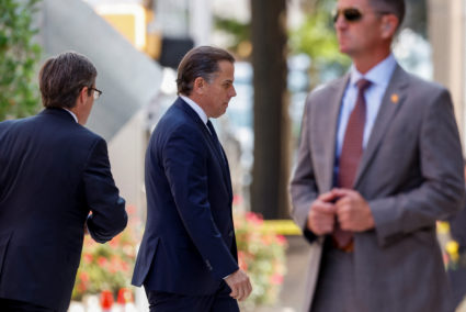 Hunter Biden, son of U.S. President Joe Biden, arrives at federal court to plead guilty to two misdemeanor charges of willfully failing to pay income taxes in Wilmington, Delaware, U.S., July 26, 2023. Photo by Jonathan Ernst/REUTERS