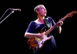 FILE PHOTO: Irish singer Sinead O'Connor performs on stage during the Positivus music festival in Salacgriva