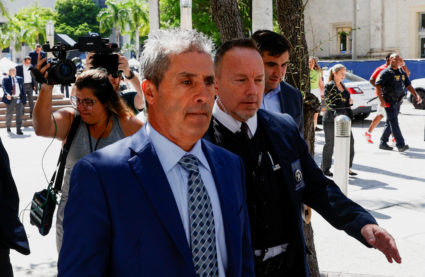 Carlos De Oliveira arrives at federal court in Miami