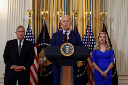 WATCH: Biden administration is taking on corporate mergers, landlord junk fees and food prices