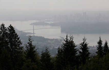 Wildfires contribute to poor air quality in Vancouver, BC