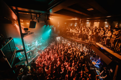 English band Hot Chip plays to a sold out crowd during one of the opening shows at The Atlantis in Washington D.C. Photo credit: Troy Gerhardt