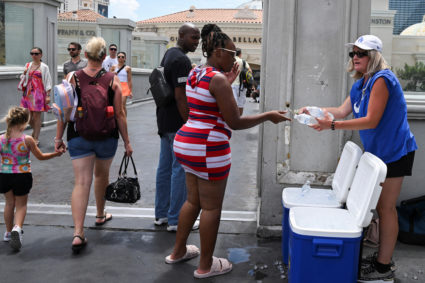 Excessive heat warning in Las Vegas