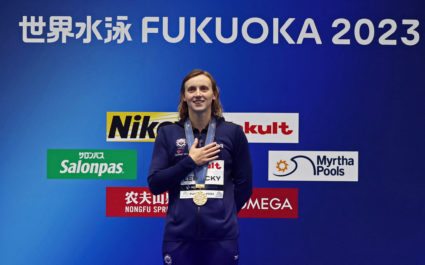 Katie Ledecky makes swimming history with major world championship wins