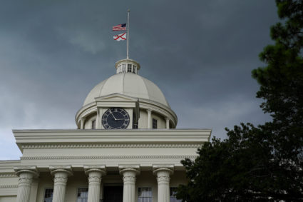 The late U.S. Congressman John Lewis Lies in State at the Alabama State Capitol in Montgomery