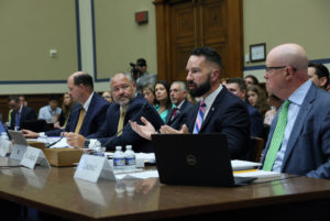 Internal Revenue Service whistleblowers Joseph Ziegler and Gary Shapley on Capitol Hill, Washington