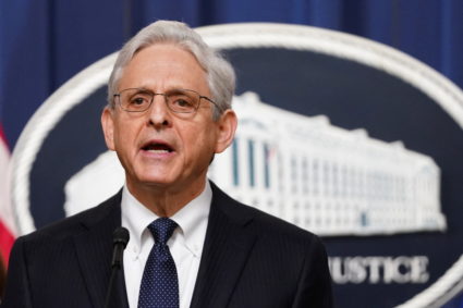 U.S. Attorney General Merrick Garland holds news conference after jury convicts Proud Boys members in seditious conspiracy...