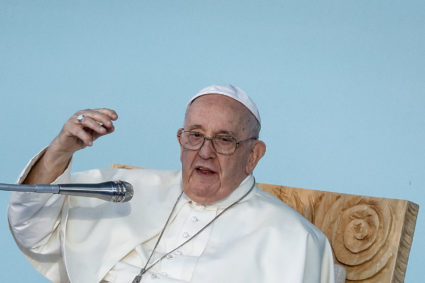 Pope Francis meets with survivors of clergy sex abuse in Portugal