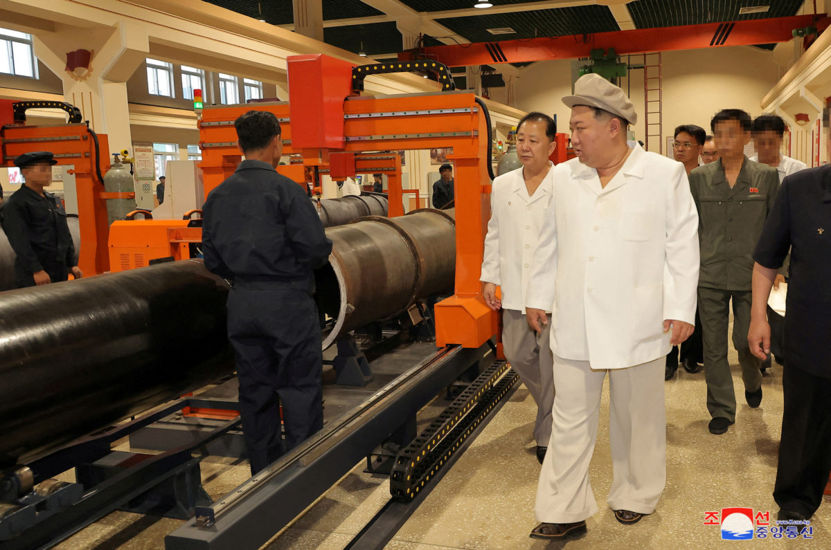 Kim Jong Un tours North Korean weapons factories, urges ‘rapid