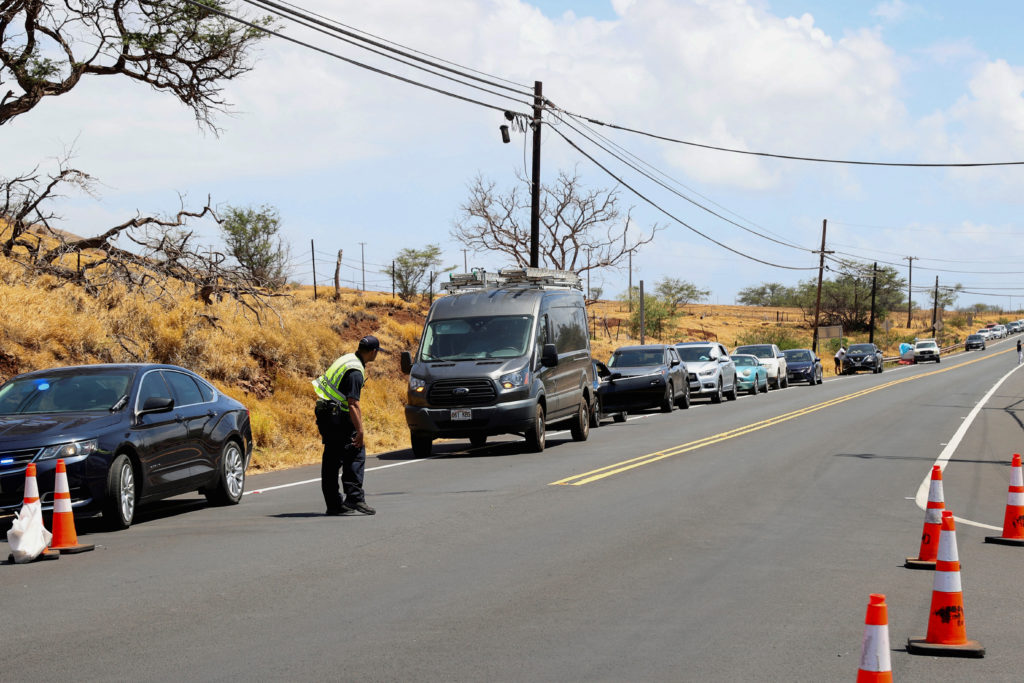 Wildfires driven by high winds hit Hawaiian island of Maui