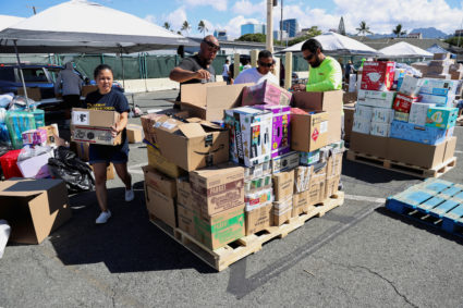 Wildfires driven by high winds hit Hawaiian island of Maui