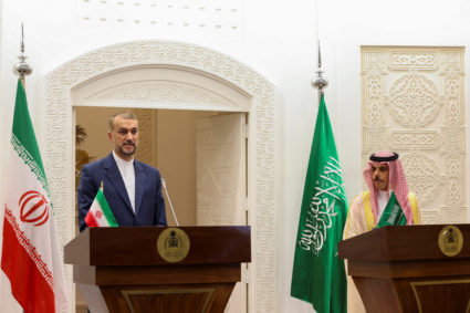 Press conference in Riyadh