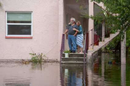 Area flooded from Hurricane Idalia in Tarpon Springs
