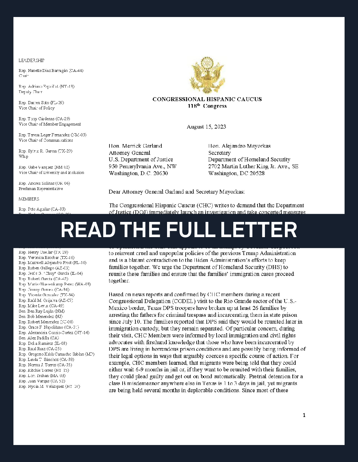 CHC letter read full (2)