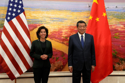 U.S. Commerce Secretary Raimondo visits Beijing